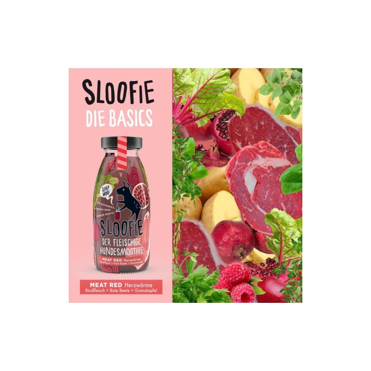 Sloofie Dog Meat Red - A Szívemelengető