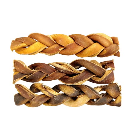 Teomann szárított fonott marhafejbőr 15cm